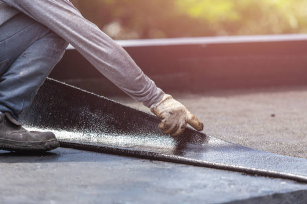 Professional Exterior Waterproofing technician working in Marion, KY